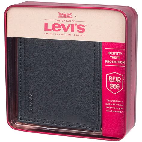 levi's wallet rfid protection|Levi's rfid wallet.